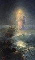 Jesucristo en el mar Po vodam 1888 Romántico Ivan Aivazovsky ruso